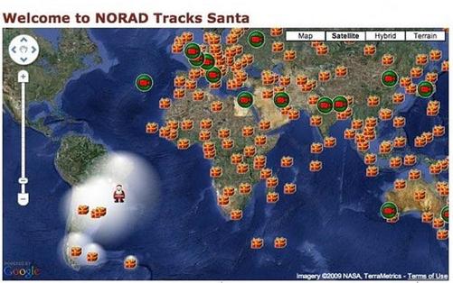 美军方部署社会媒体工具追踪圣诞老人活动轨迹